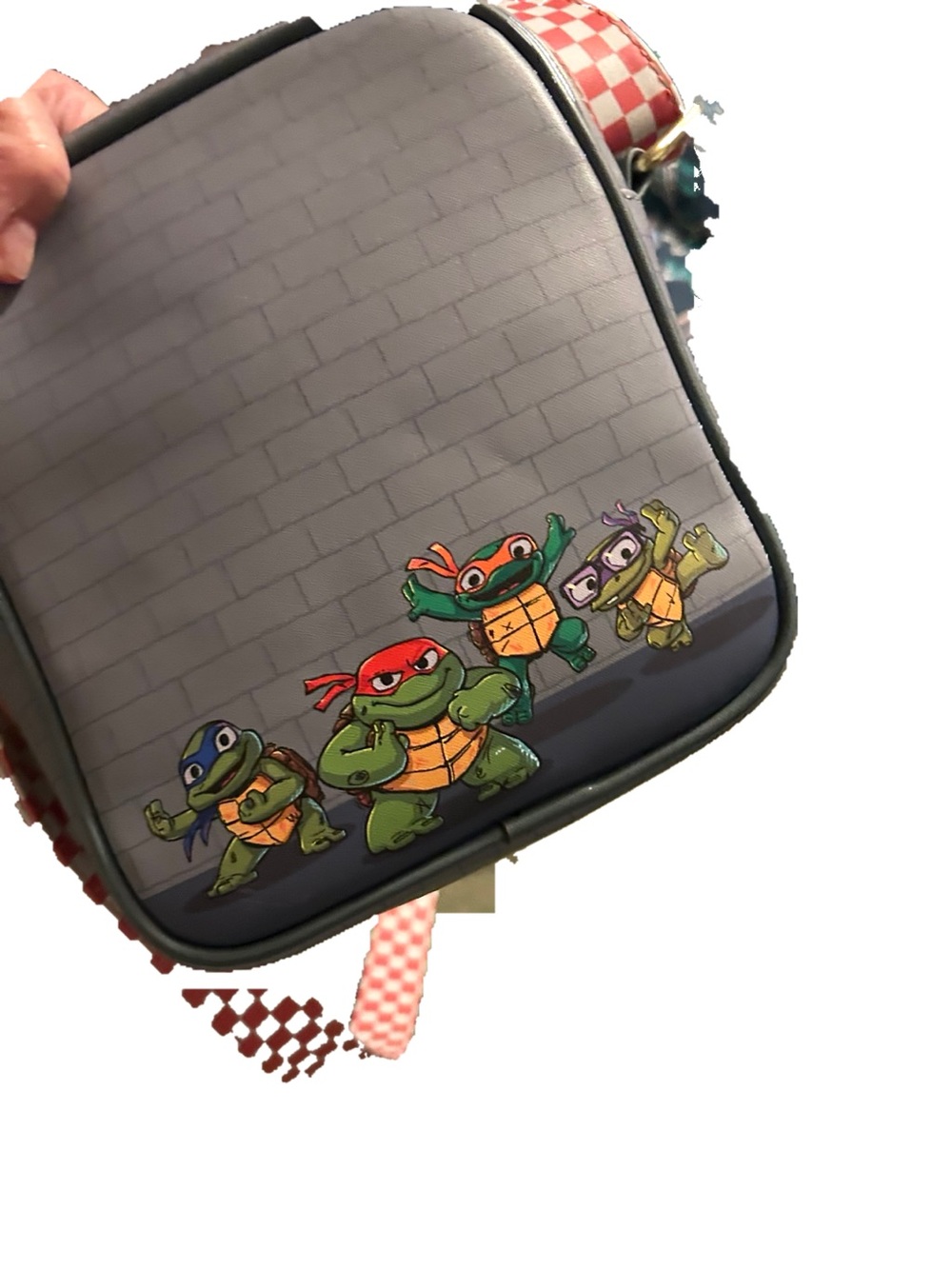 Loungefly TMNT Teenage Mutant Ninja Turtles Pizza Crossbody Purse + Coin Pouch - Picture 3 of 3